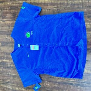 Nike X Olivia Kim Baseball Jersey OVERSIZED FIT: SIZE LARGE Blue
